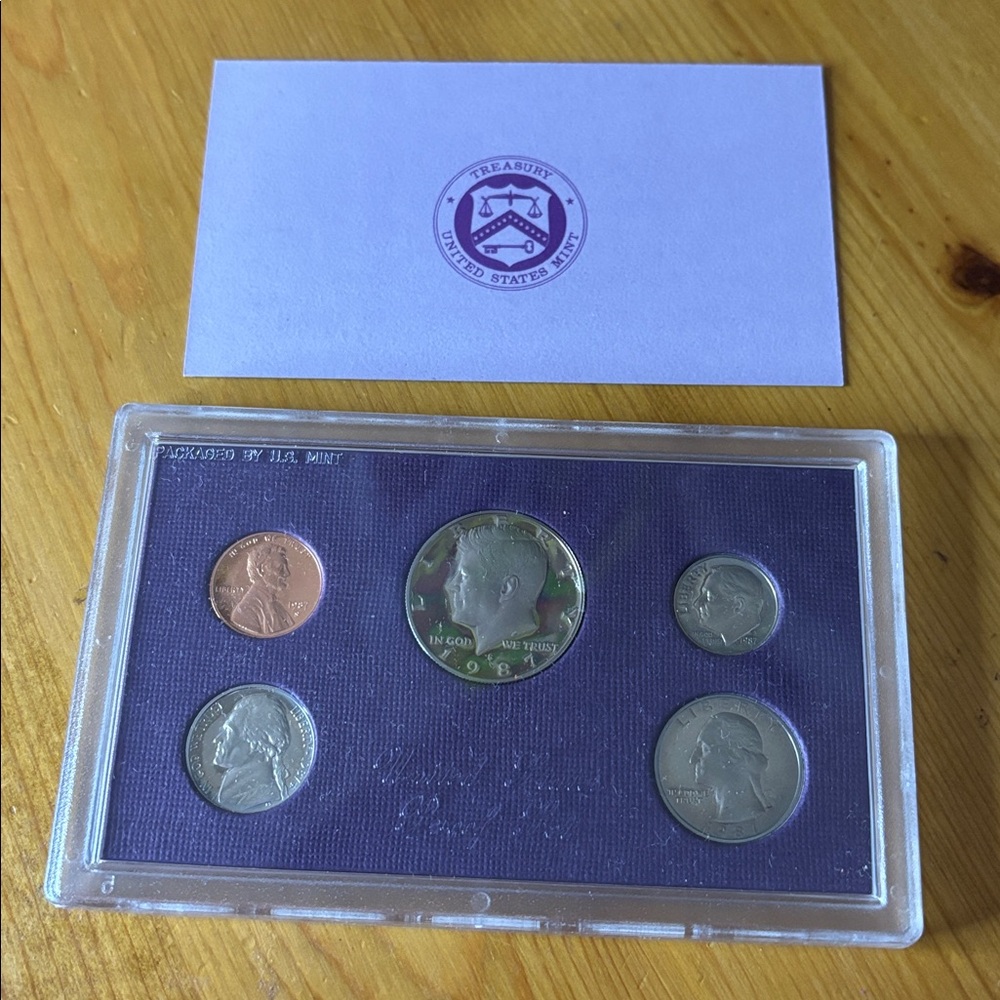 1987 S Mint Uncirculated United States Proof Coin Set